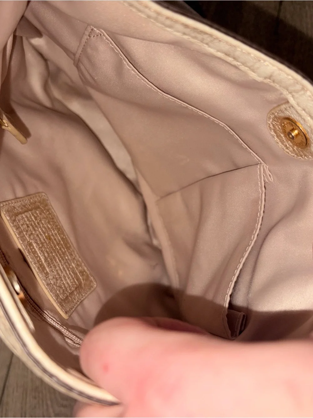 Authentic Vintage Coach Bag: Project Bag